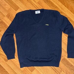 Men's Vintage Le Chat V Neck Sweater